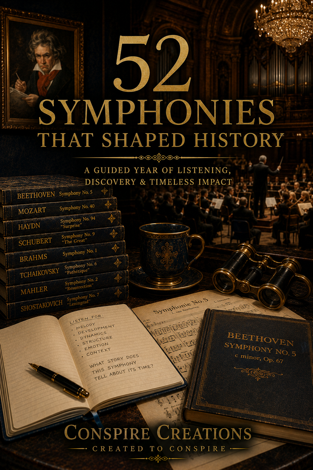 52 Symphonies That Shaped History — A 52-Week Guided Music Journal
