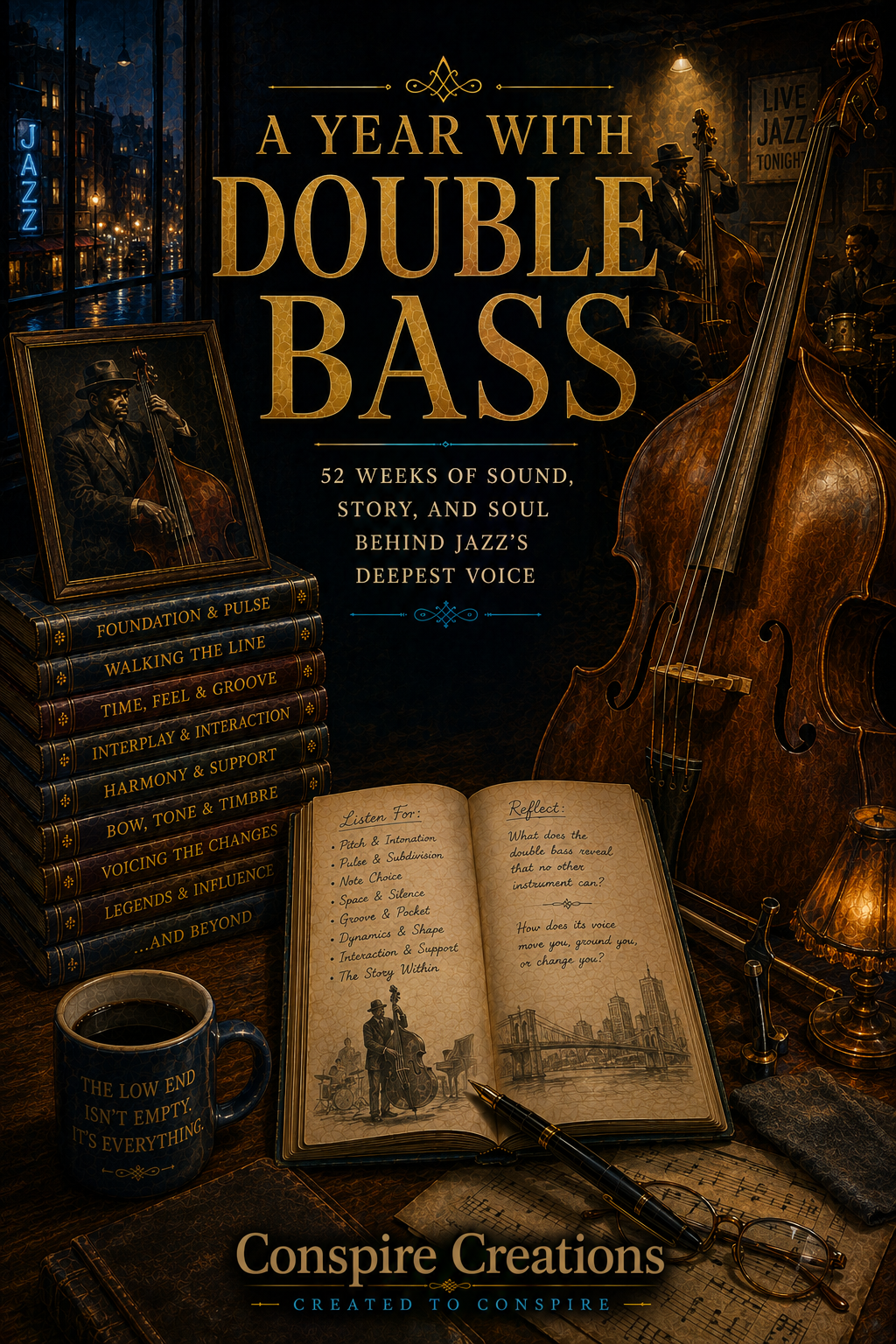 A Year with Double Bass — A 52-Week Guided Music Journal