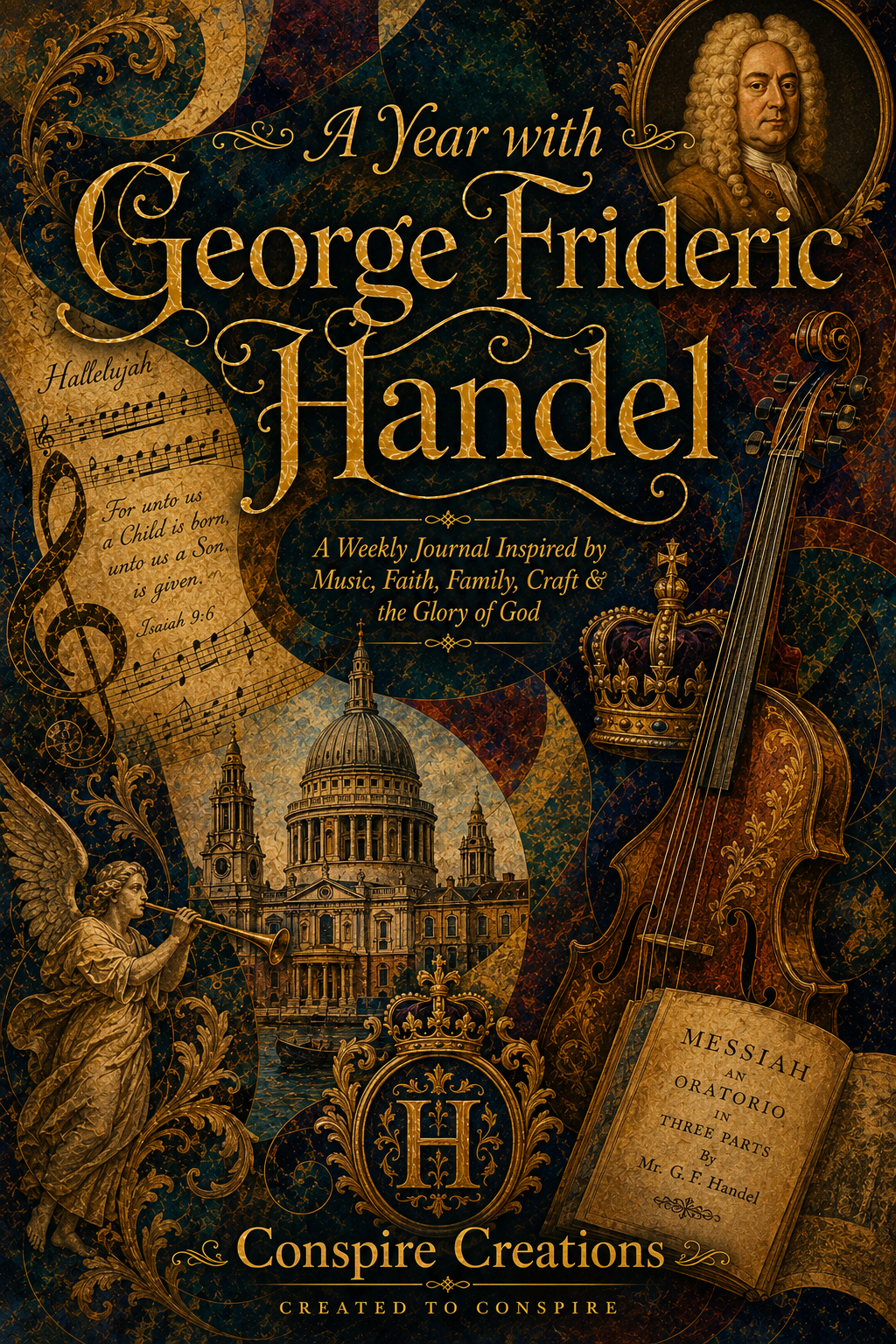 A Year with George Frideric Handel — A 52-Week Guided Music Journal