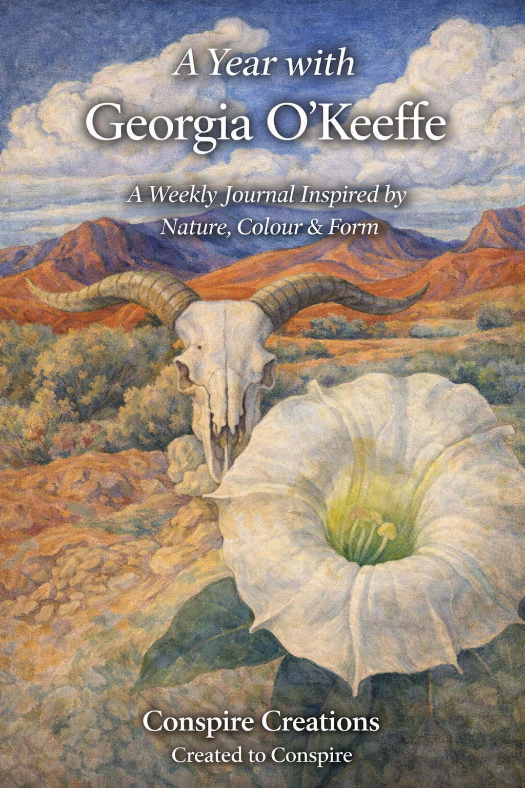 A Year with Georgia O'Keeffe — Guided Journal