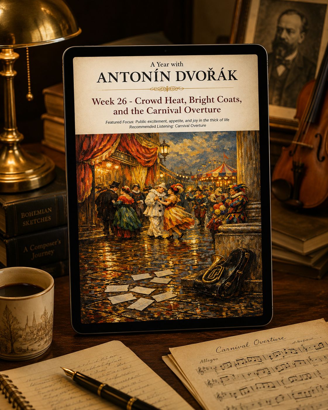 A Year with Antonín Dvořák — A 52-Week Guided Music Journal