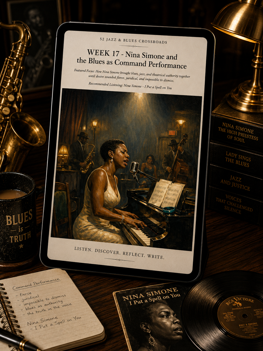 52 Jazz & Blues Crossroads — A 52-Week Guided Music Journal