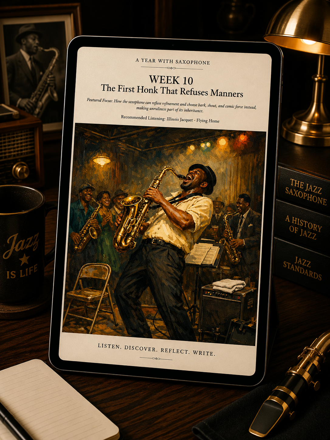 A Year with Saxophone — A 52-Week Guided Music Journal