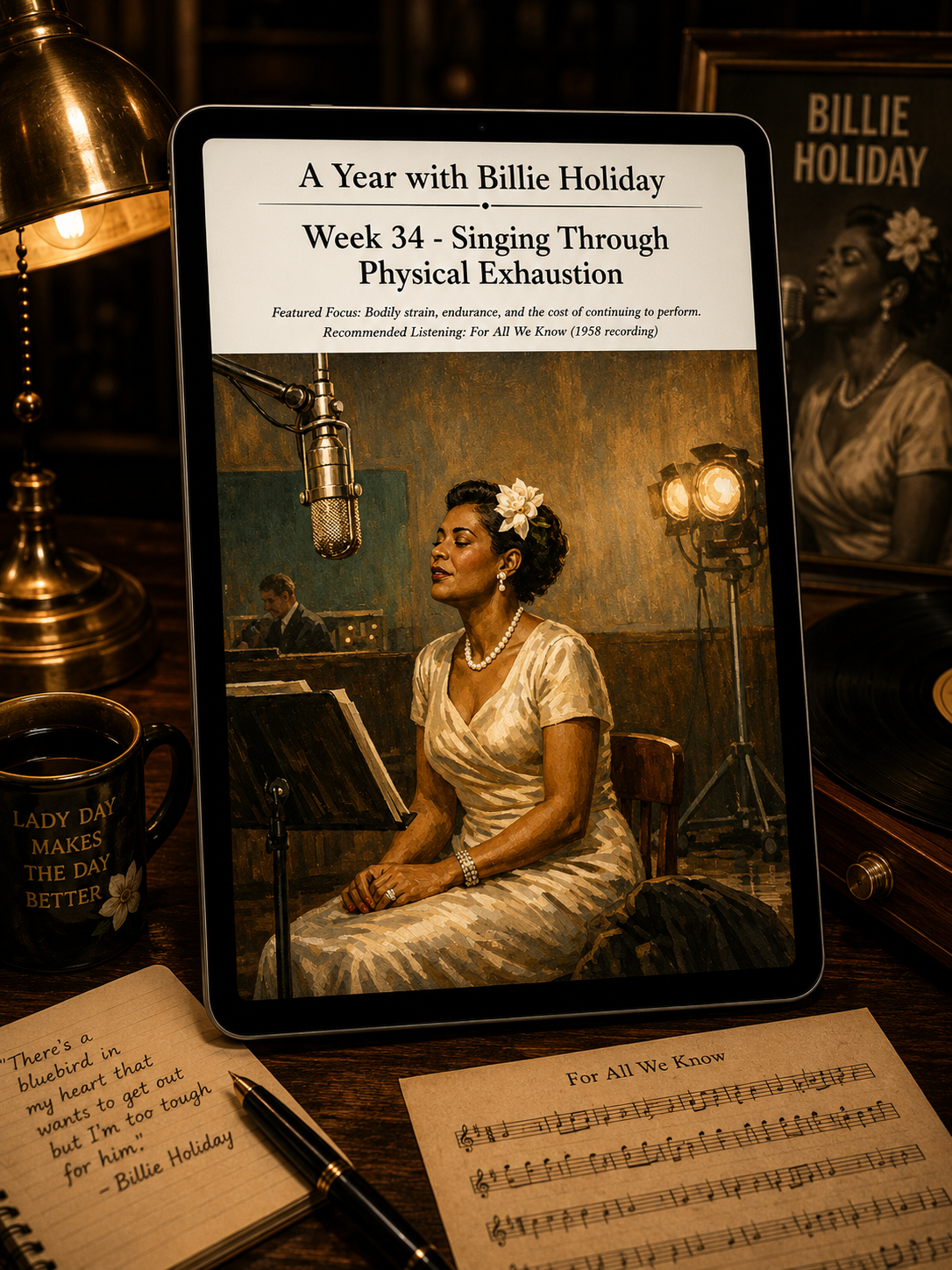 A Year with Billie Holiday — A 52-Week Guided Music Journal