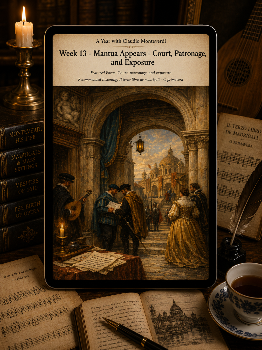 A Year with Claudio Monteverdi — A 52-Week Guided Music Journal