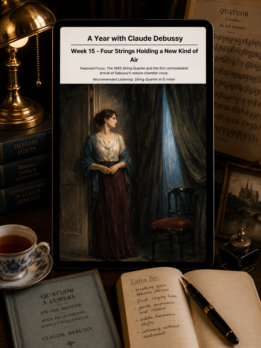 A Year with Claude Debussy — A 52-Week Guided Music Journal
