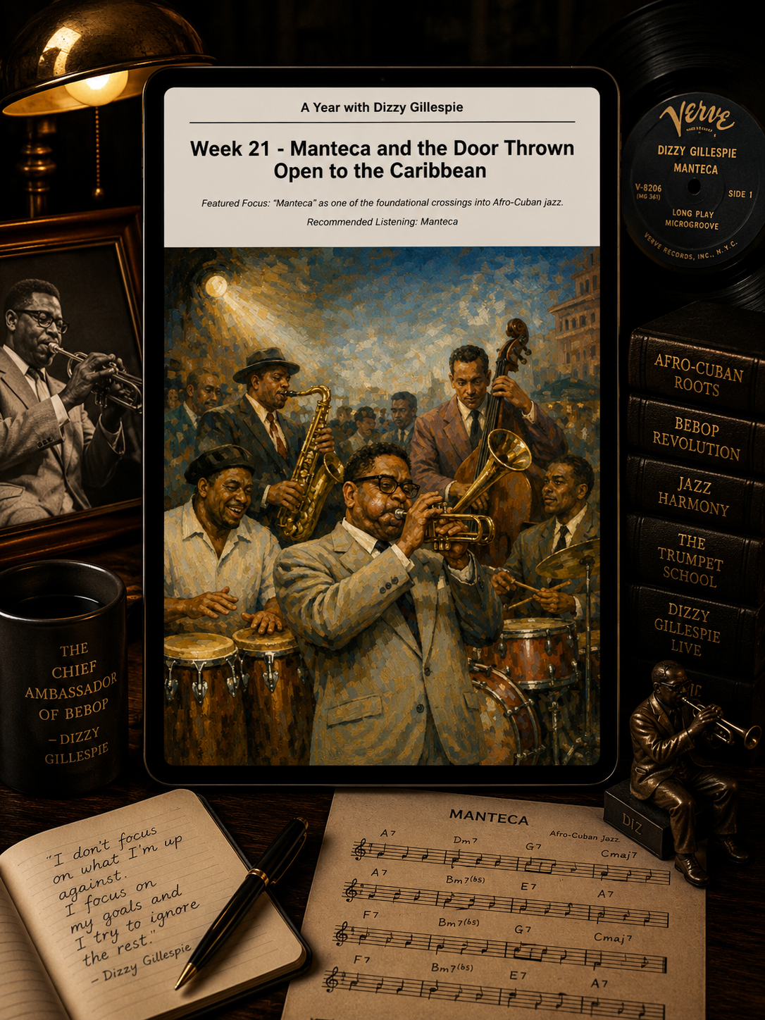 A Year with Dizzy Gillespie — A 52-Week Guided Music Journal