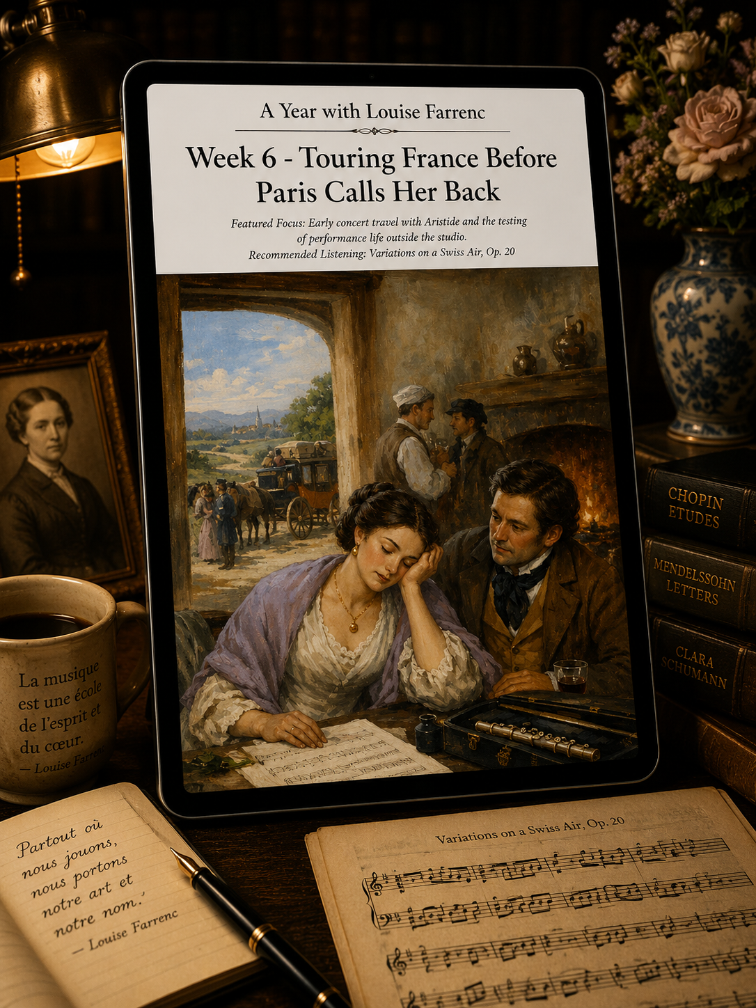 A Year with Louise Farrenc — A 52-Week Guided Music Journal