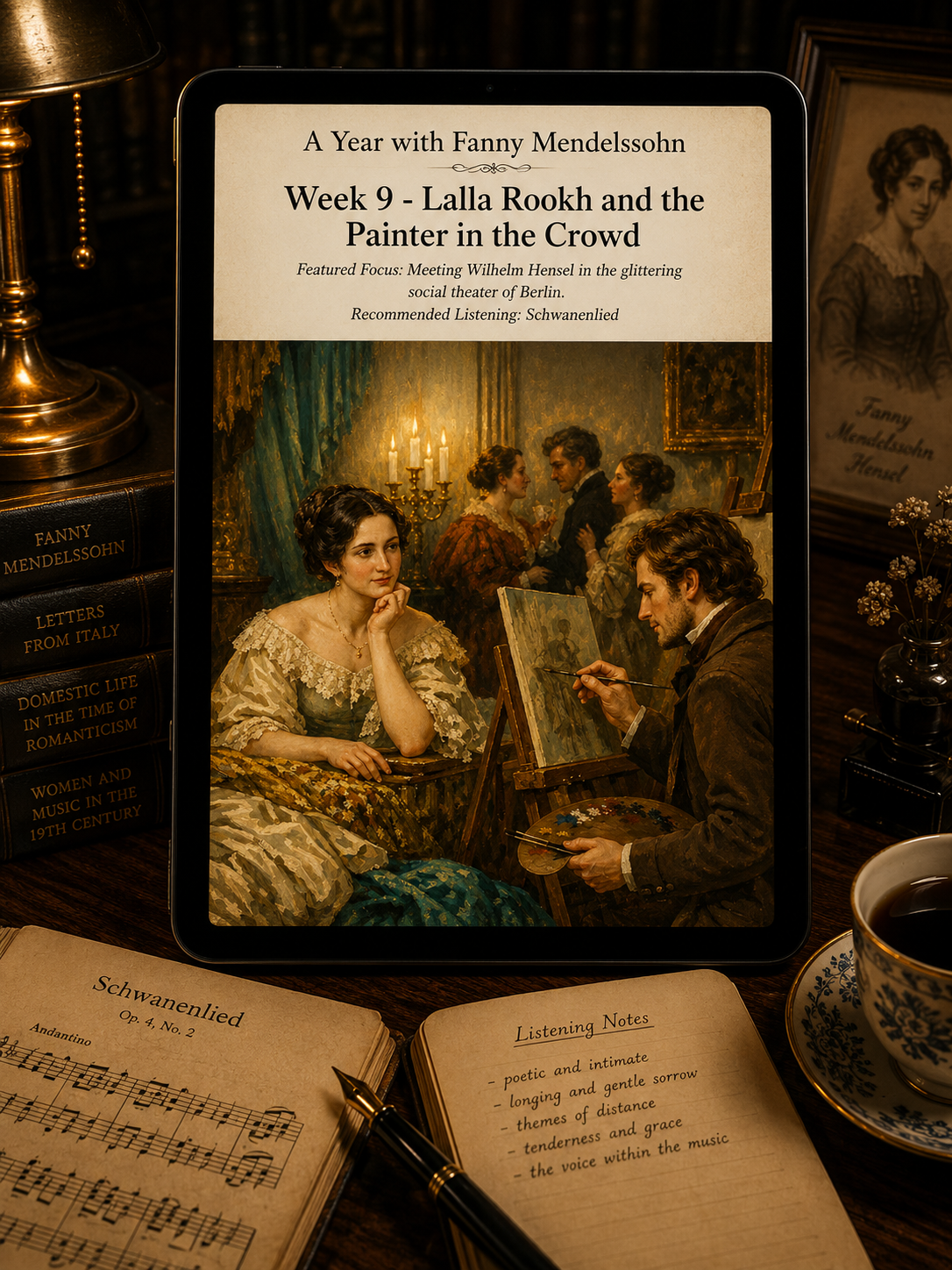 A Year with Fanny Mendelssohn — A 52-Week Guided Music Journal