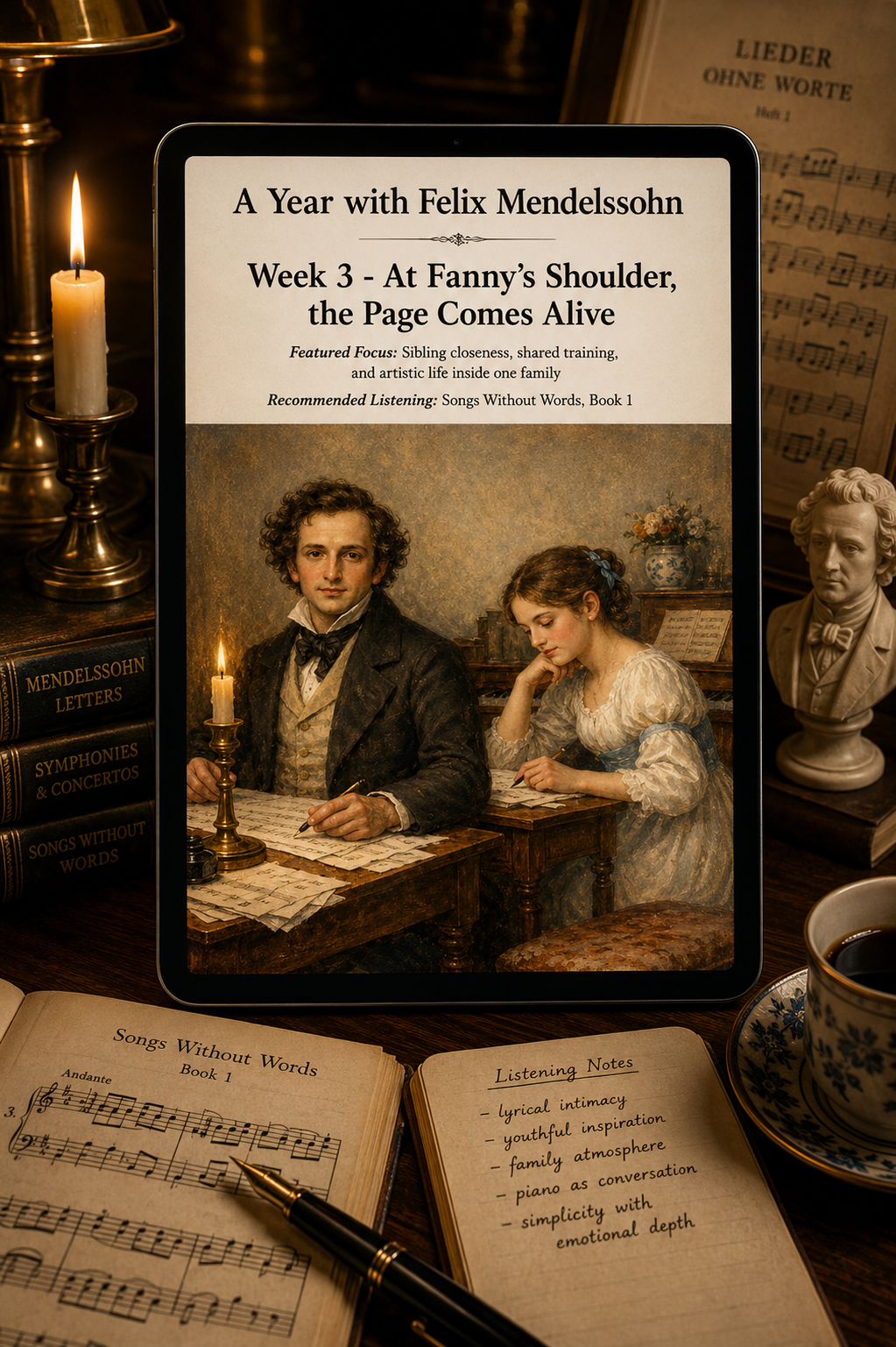 A Year with Felix Mendelssohn — A 52-Week Guided Music Journal