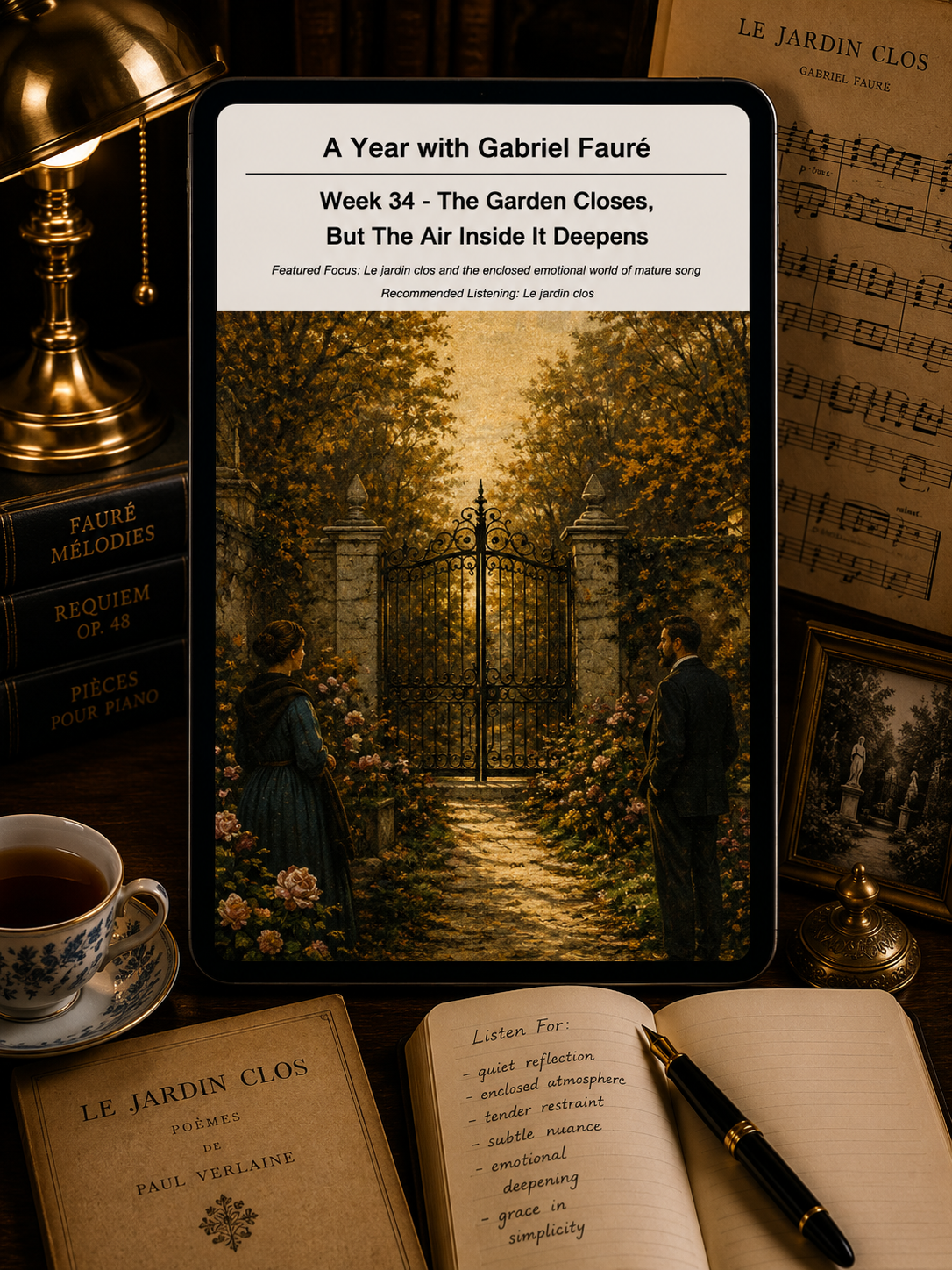 A Year with Gabriel Fauré — A 52-Week Guided Music Journal