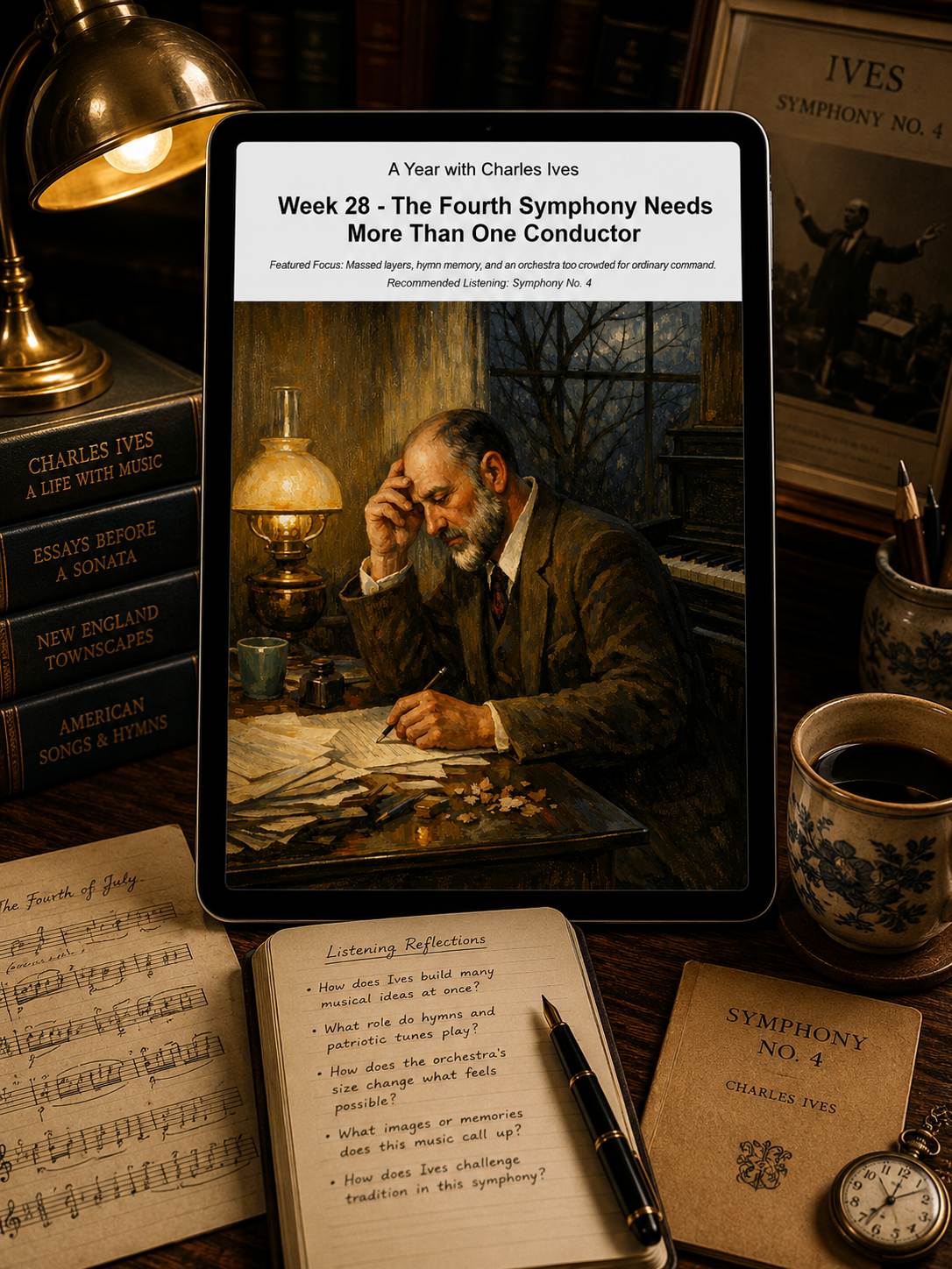 A Year with Charles Ives — A 52-Week Guided Music Journal