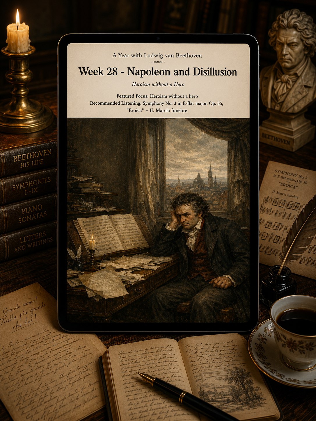 A Year with Ludwig van Beethoven — A 52-Week Guided Music Journal