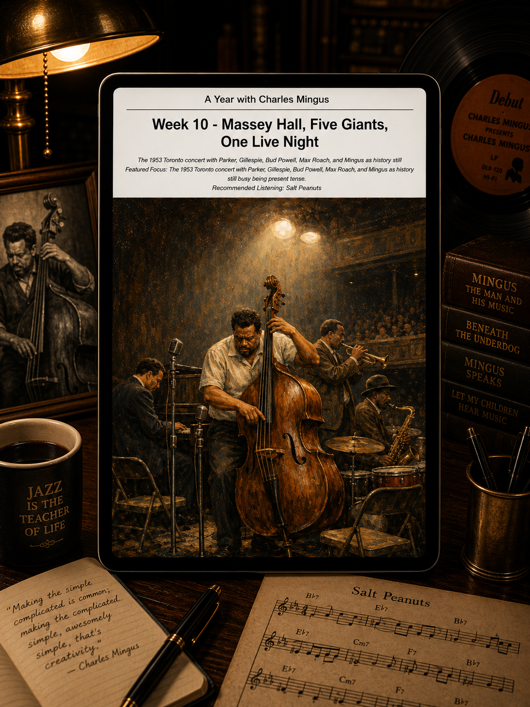 A Year with Charles Mingus — A 52-Week Guided Music Journal