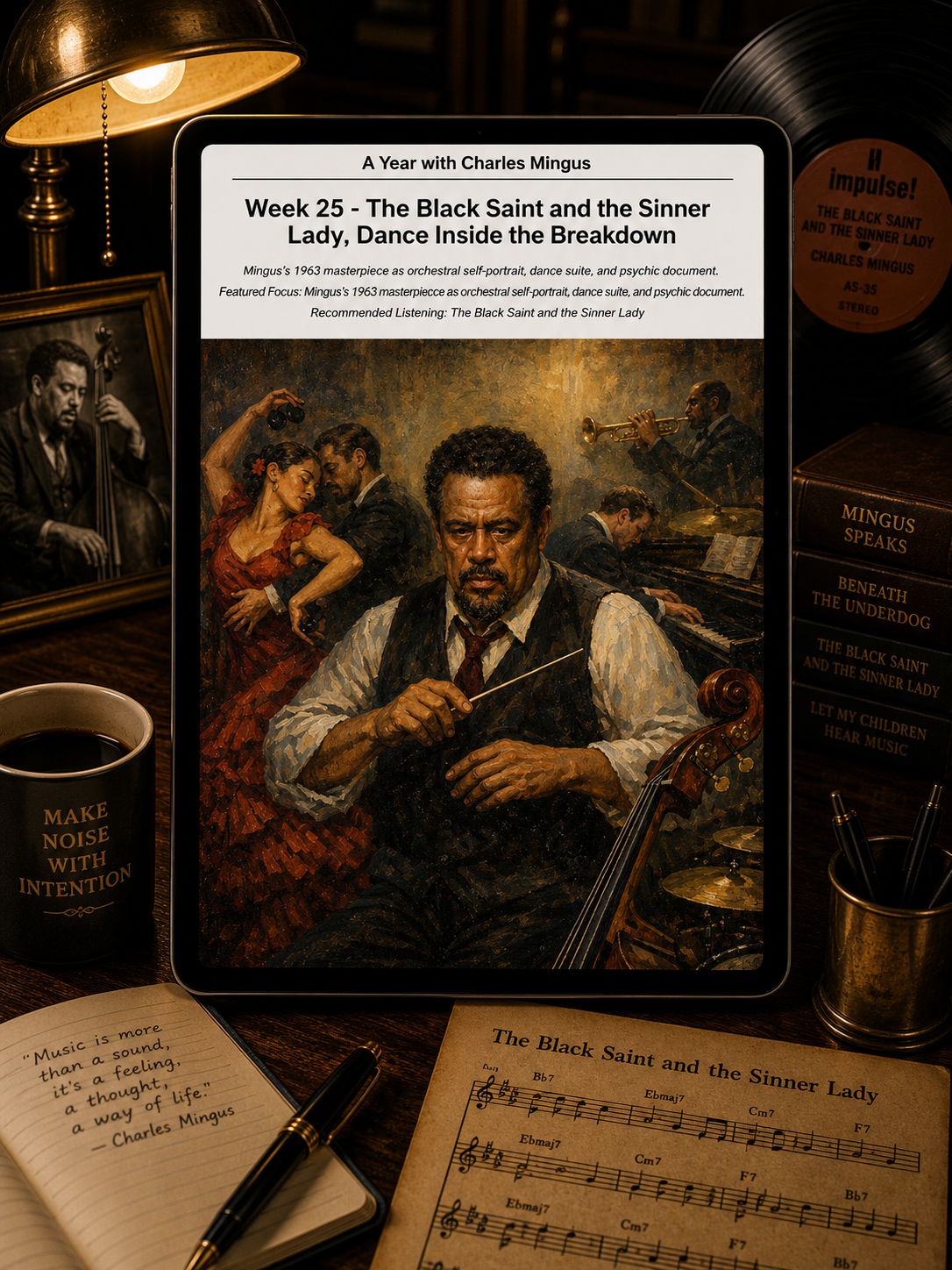 A Year with Charles Mingus — A 52-Week Guided Music Journal