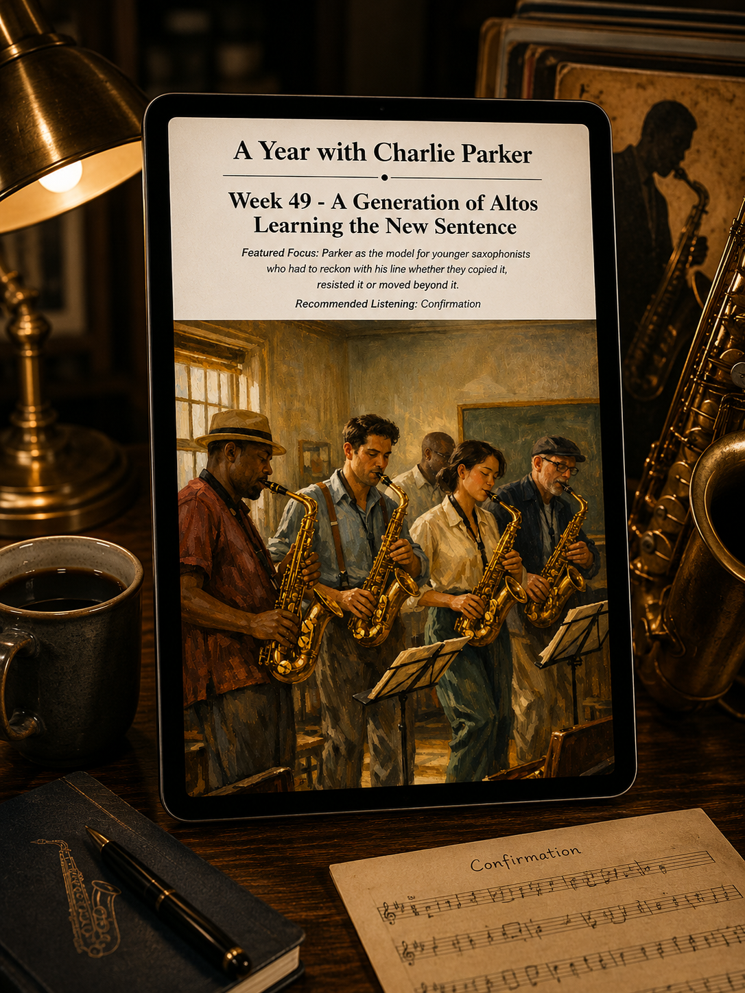 A Year with Charlie Parker — A 52-Week Guided Music Journal