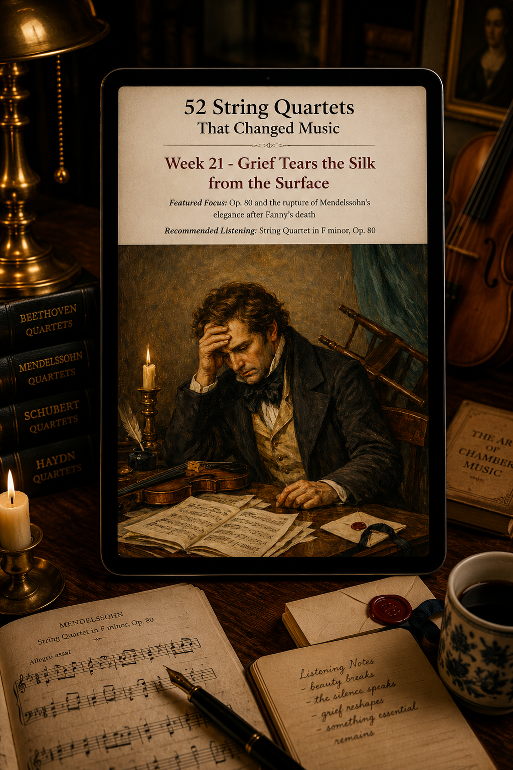 52 String Quartets That Changed Music — A 52-Week Guided Music Journal