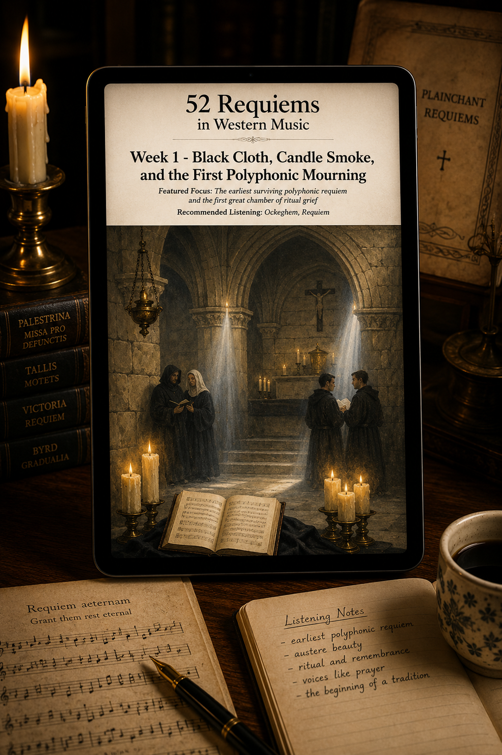 52 Requiems in Western Music — A 52-Week Guided Music Journal