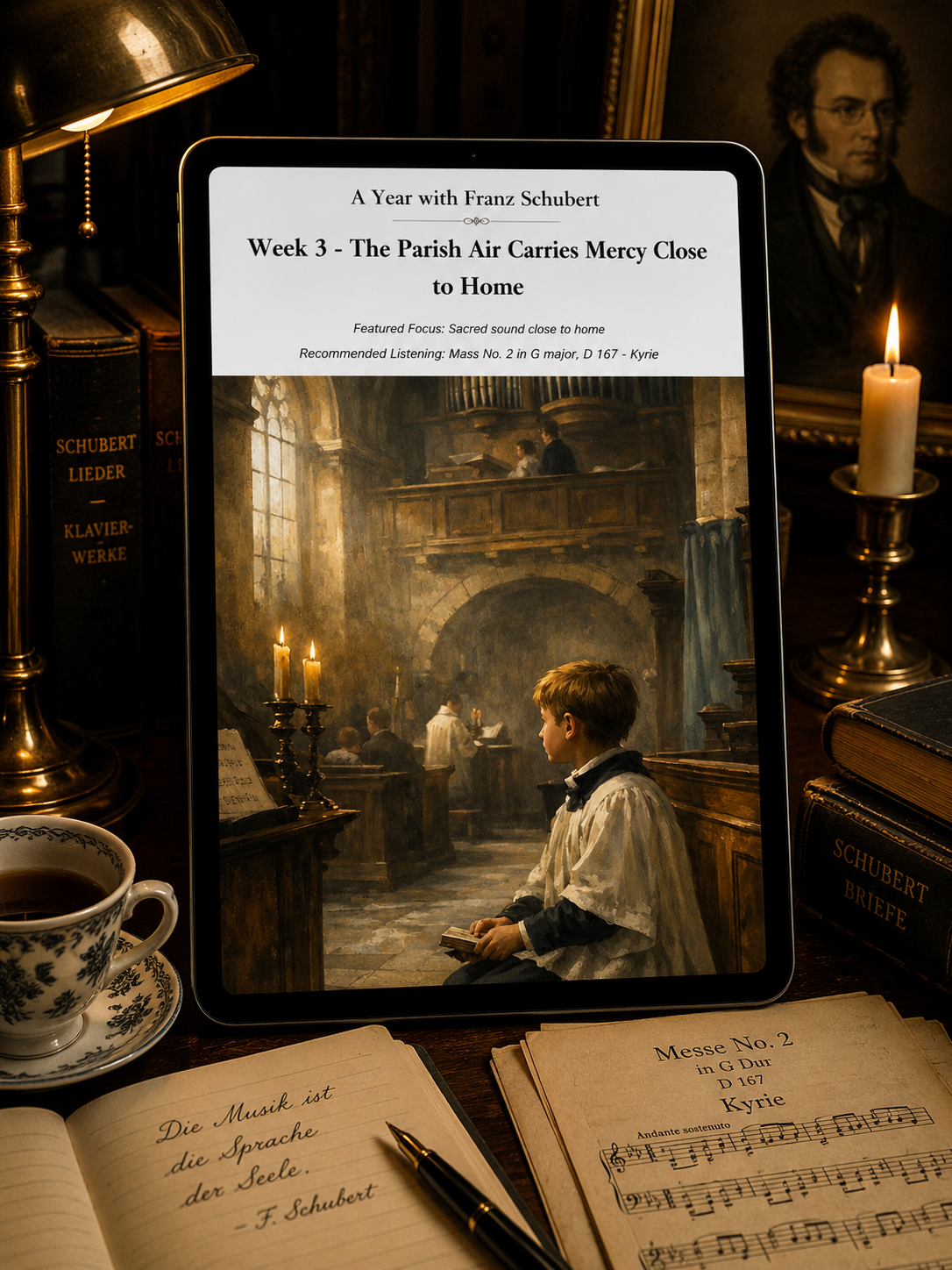 A Year with Franz Schubert — A 52-Week Guided Music Journal