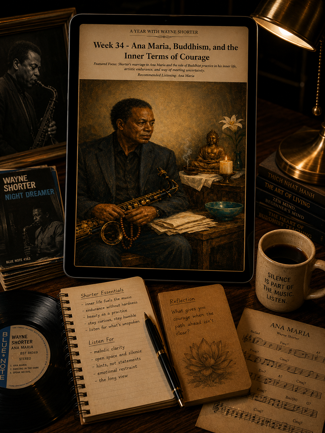 A Year with Wayne Shorter — A 52-Week Guided Music Journal