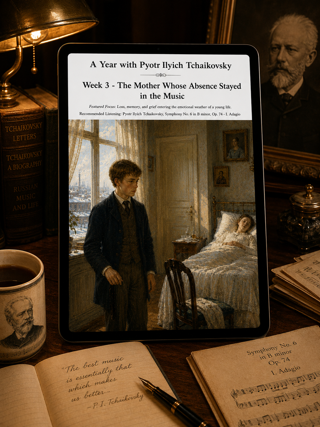 A Year with Pyotr Ilyich Tchaikovsky — A 52-Week Guided Music Journal