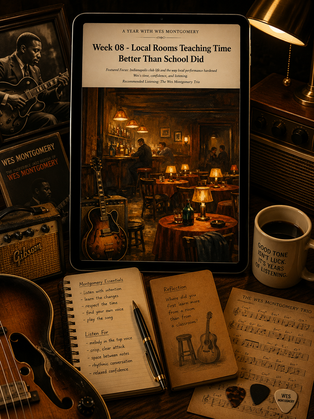 A Year with Wes Montgomery — A 52-Week Guided Music Journal