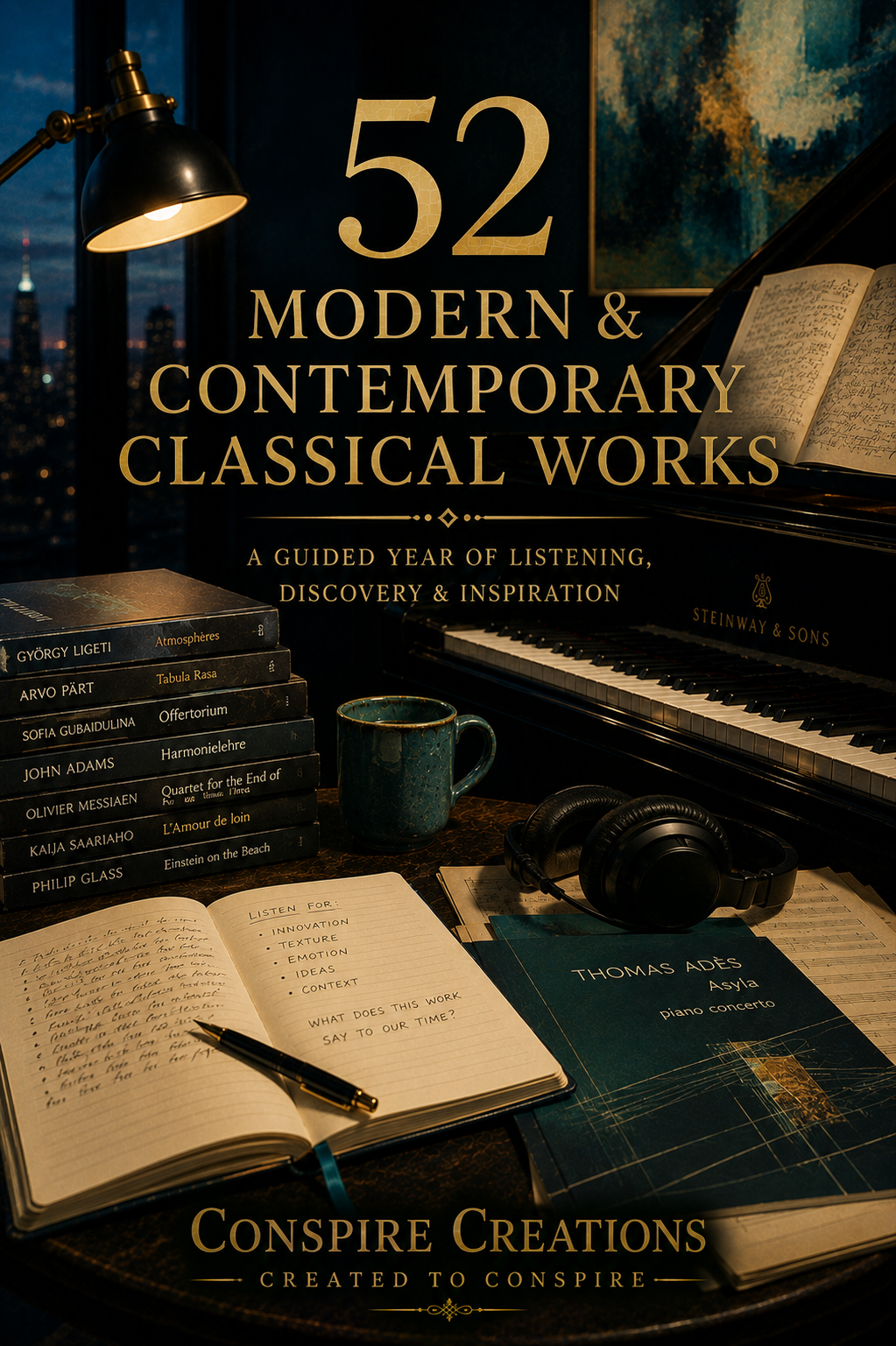 52 Modern & Contemporary Classical Works — A 52-Week Guided Music Journal