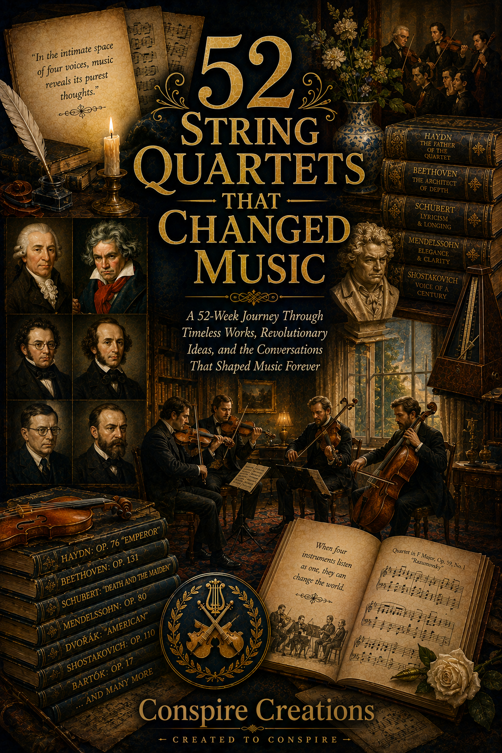 52 String Quartets That Changed Music — A 52-Week Guided Music Journal