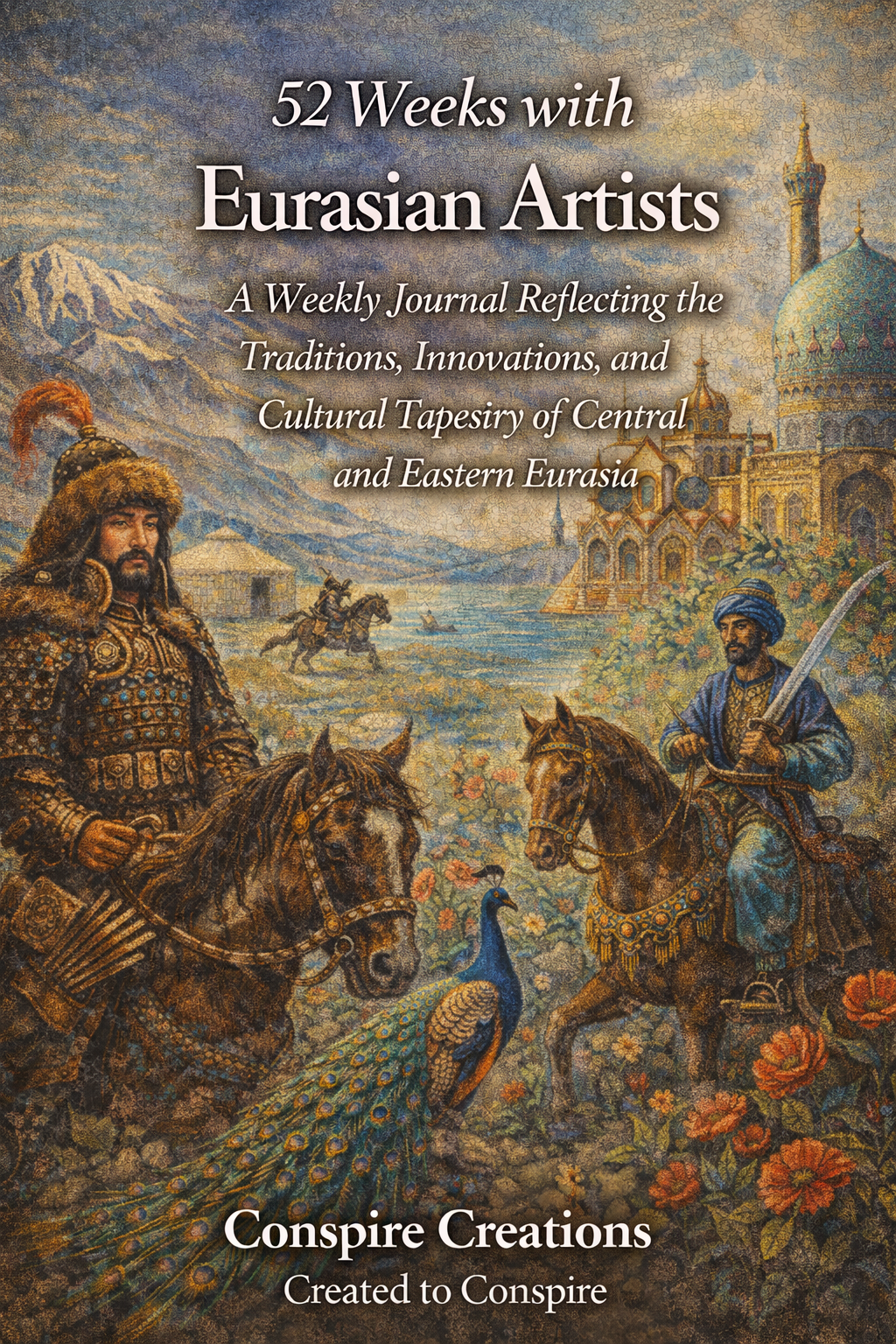 52 Weeks with Eurasian Artists Guided Journal — Premium 52-week guided digital PDF journal by Conspire Creations®