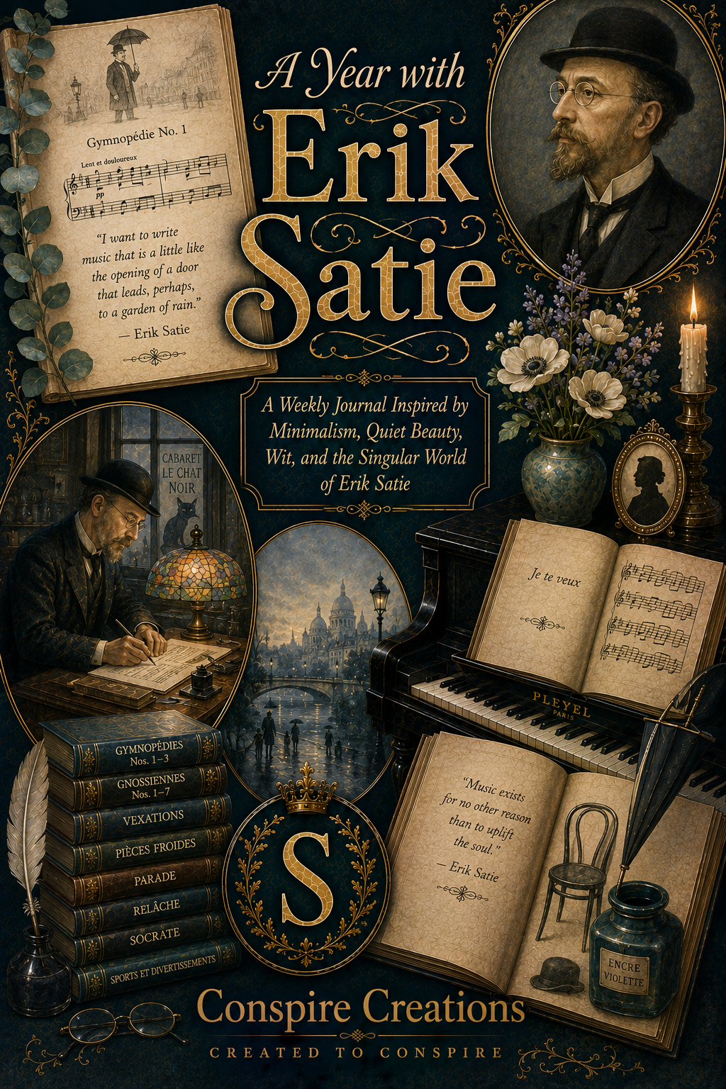 A Year with Erik Satie — A 52-Week Guided Music Journal
