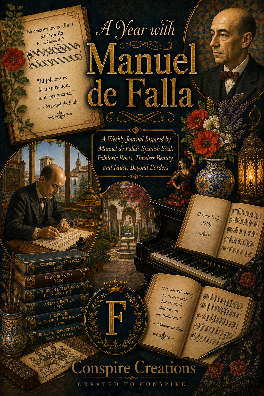 A Year with Manuel de Falla — A 52-Week Guided Music Journal