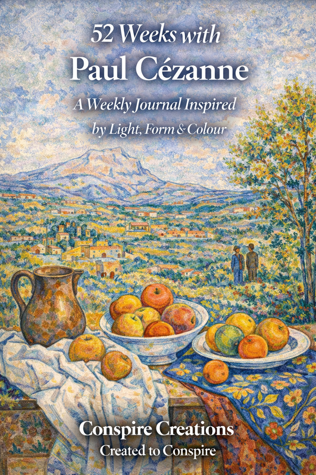 52 Weeks with Paul Cézanne Guided Journal — Premium 52-week guided digital PDF journal by Conspire Creations®