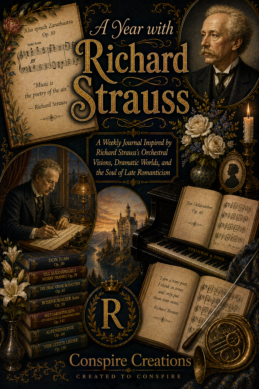 A Year with Richard Strauss — A 52-Week Guided Music Journal