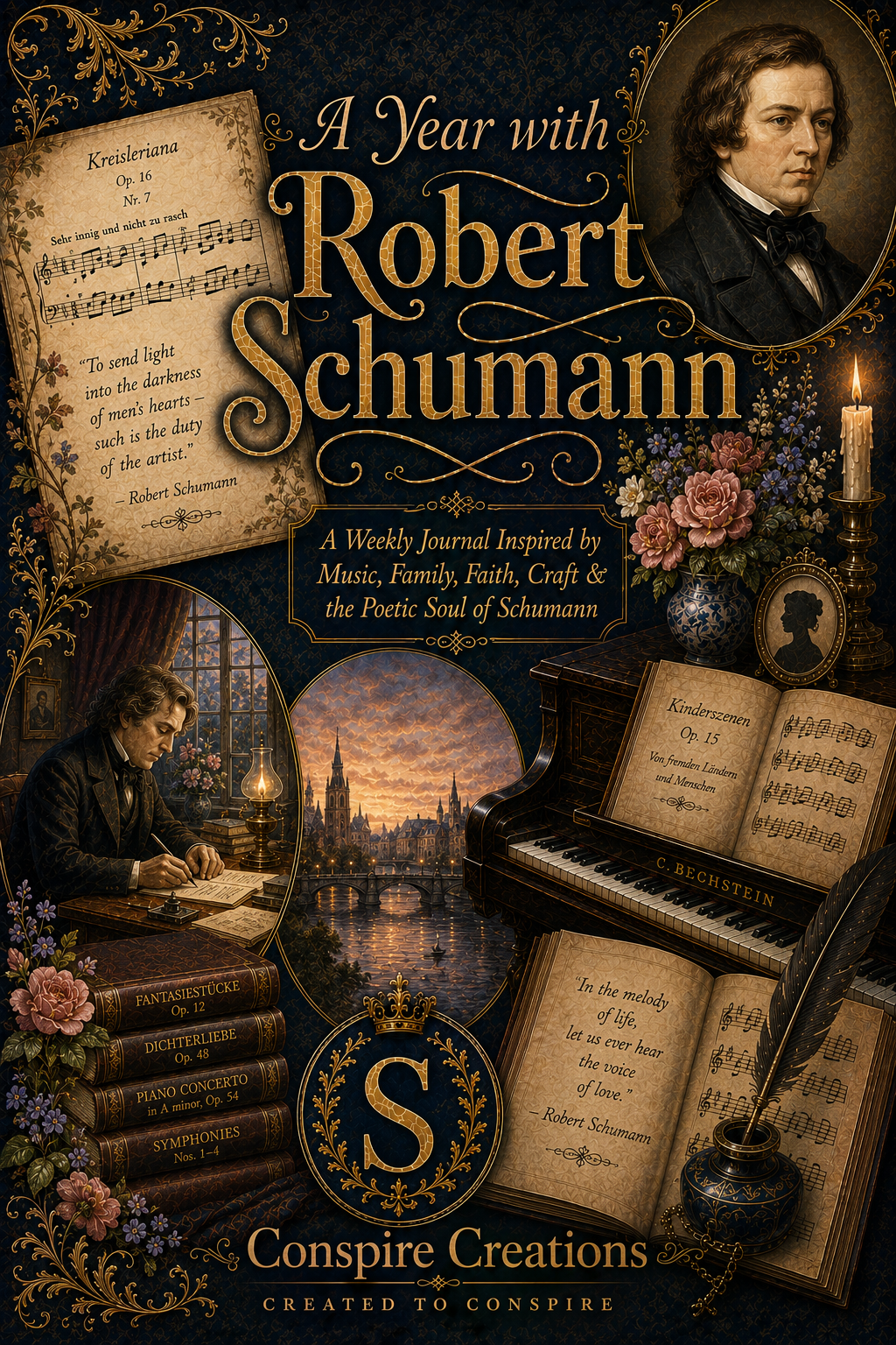 A Year with Robert Schumann — A 52-Week Guided Music Journal