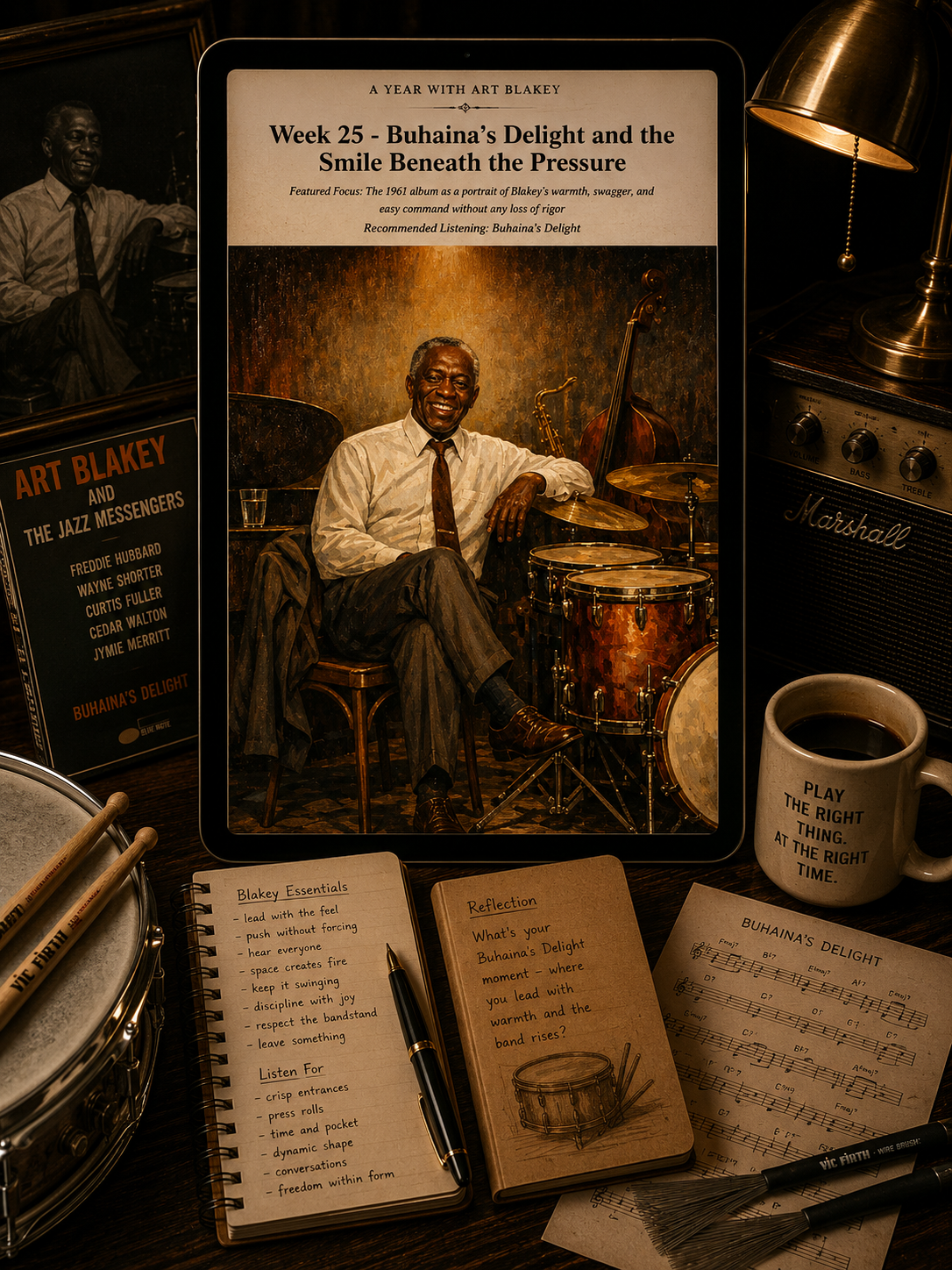 A Year with Art Blakey — A 52-Week Guided Music Journal