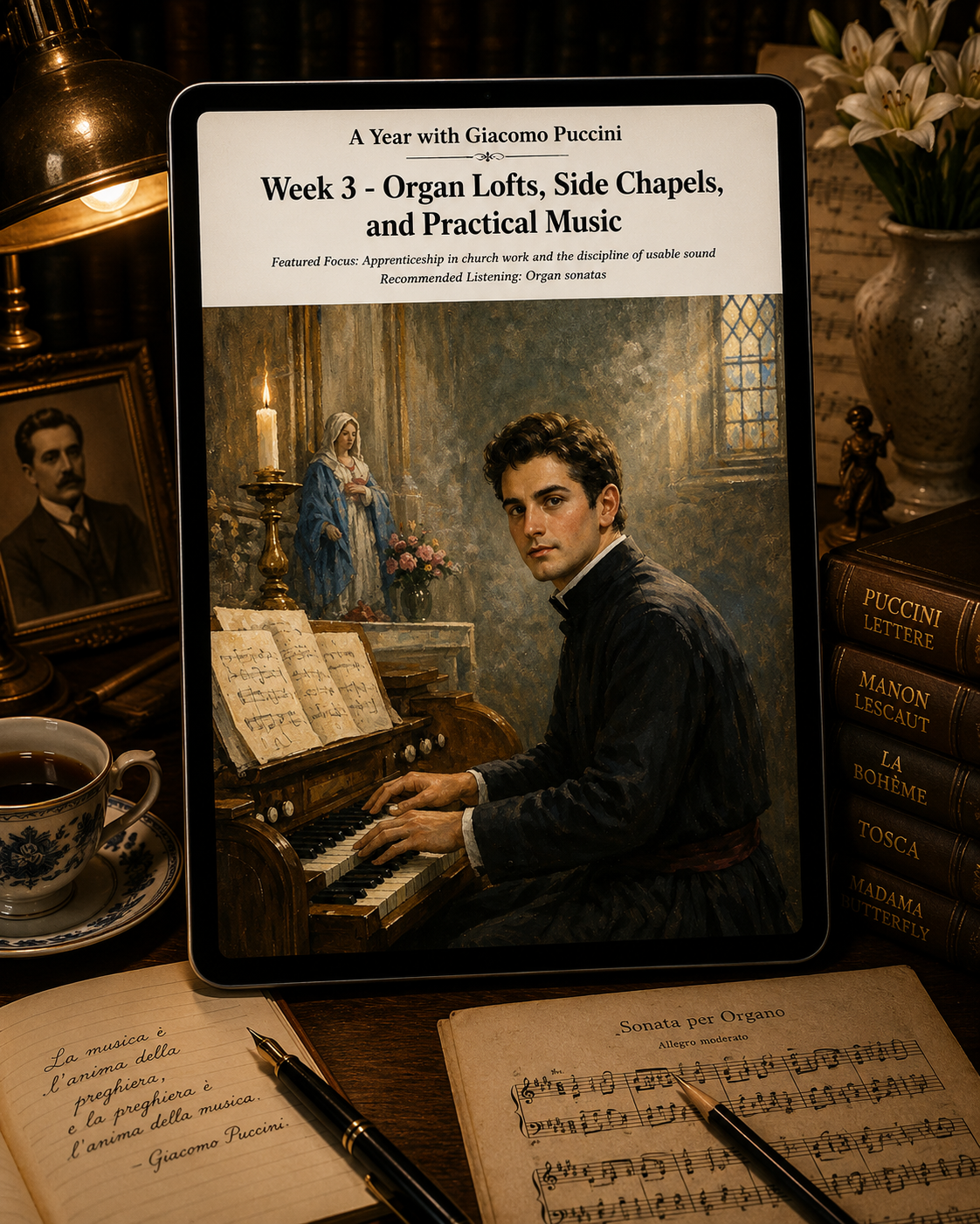 A Year with Giacomo Puccini — A 52-Week Guided Music Journal