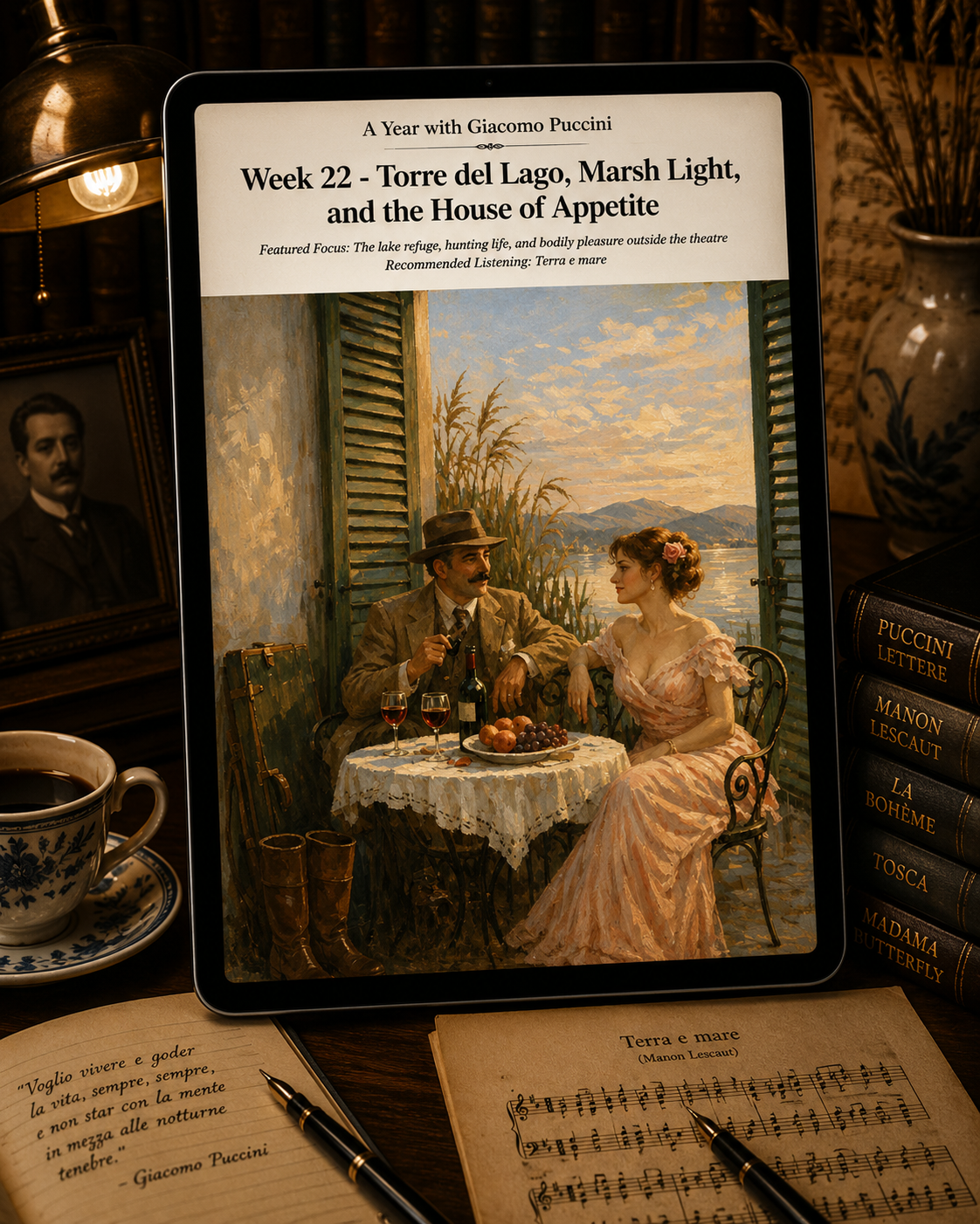 A Year with Giacomo Puccini — A 52-Week Guided Music Journal
