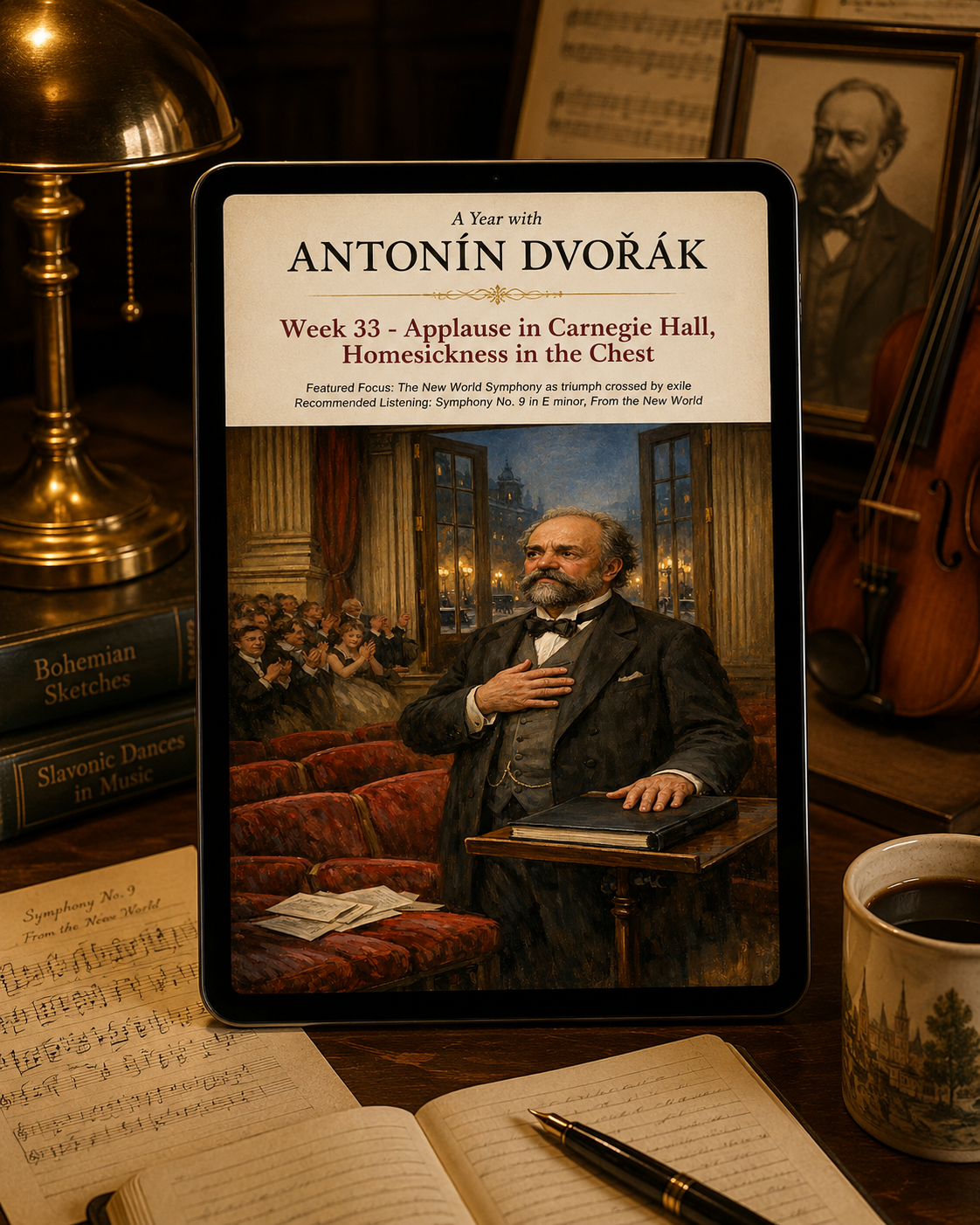 A Year with Antonín Dvořák — A 52-Week Guided Music Journal