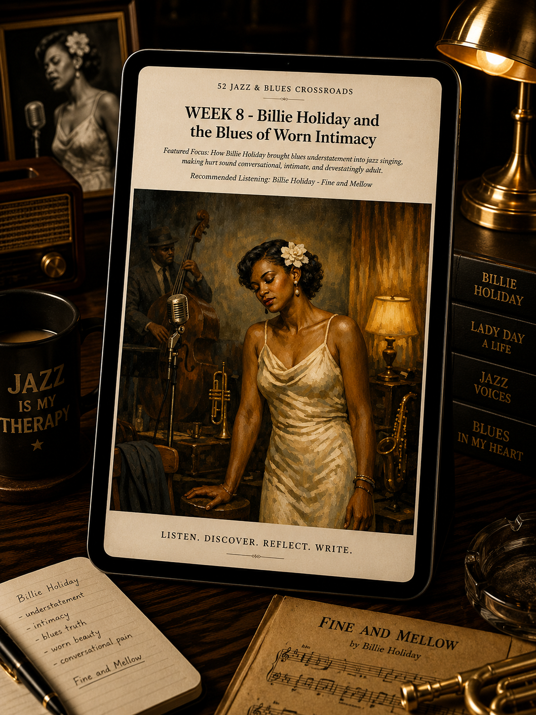 52 Jazz & Blues Crossroads — A 52-Week Guided Music Journal