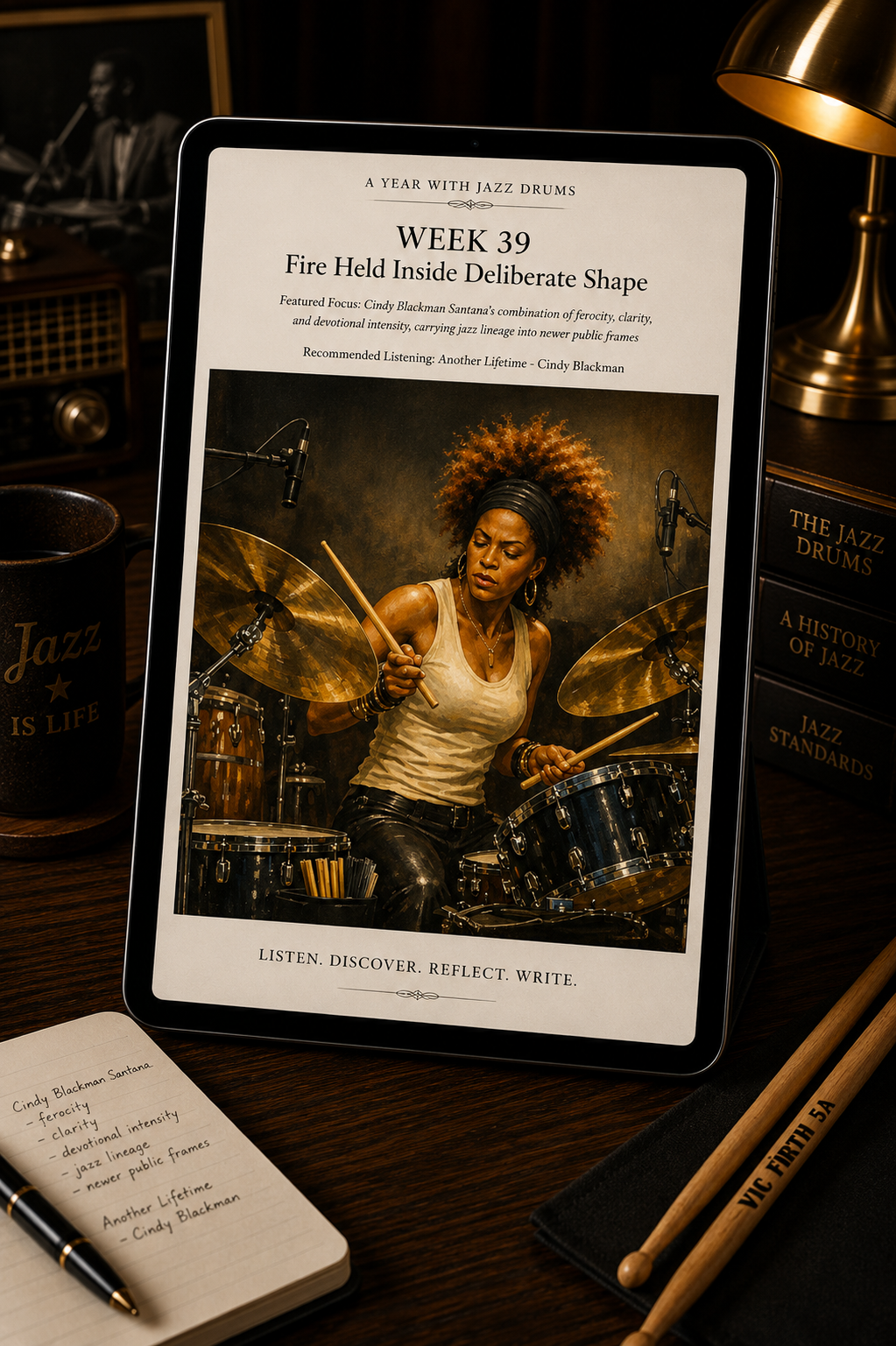 A Year with Jazz Drums — A 52-Week Guided Music Journal