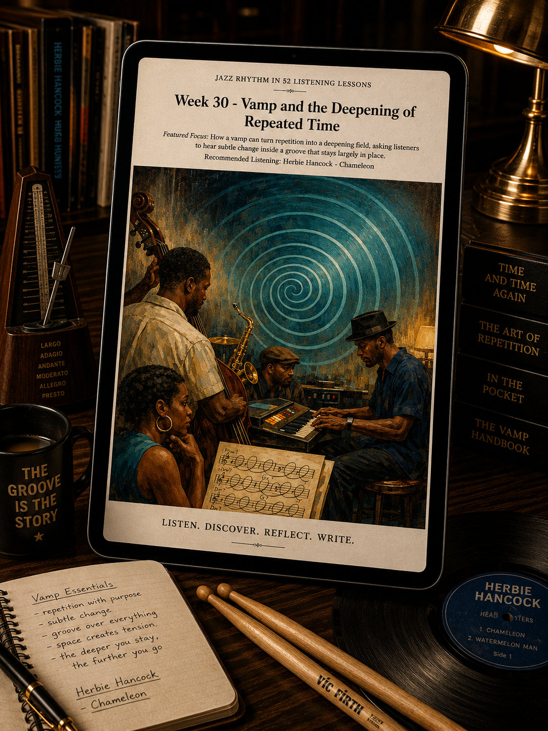 Jazz Rhythm in 52 Listening Lessons — A 52-Week Guided Music Journal