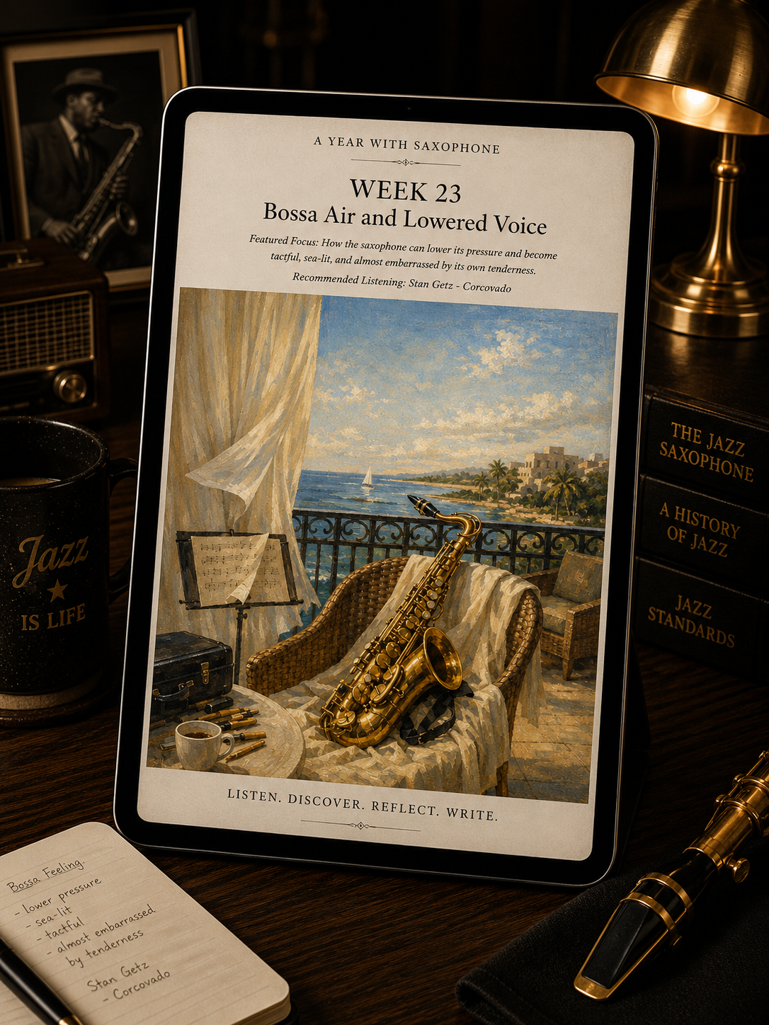 A Year with Saxophone — A 52-Week Guided Music Journal