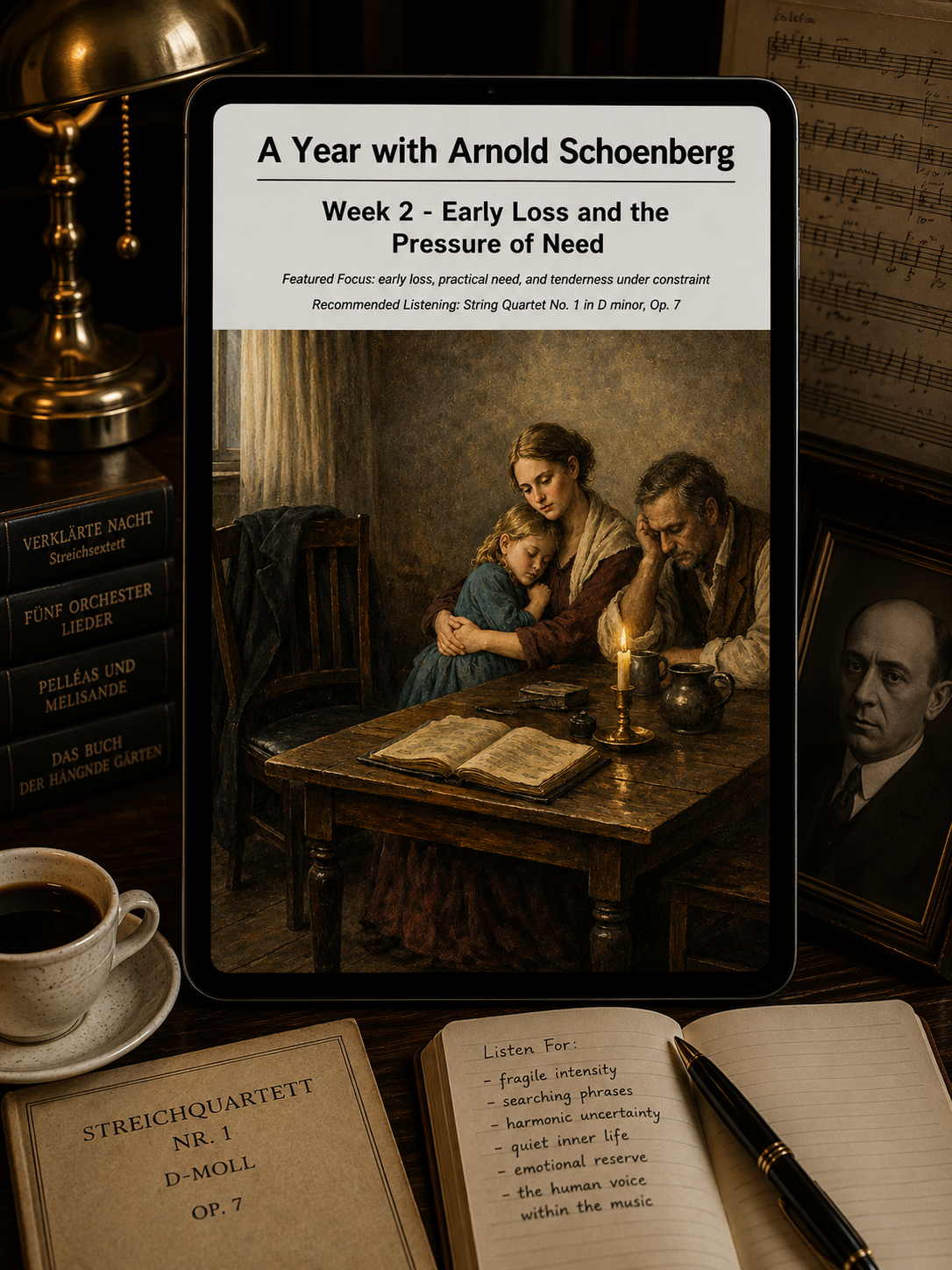 A Year with Arnold Schoenberg — A 52-Week Guided Music Journal