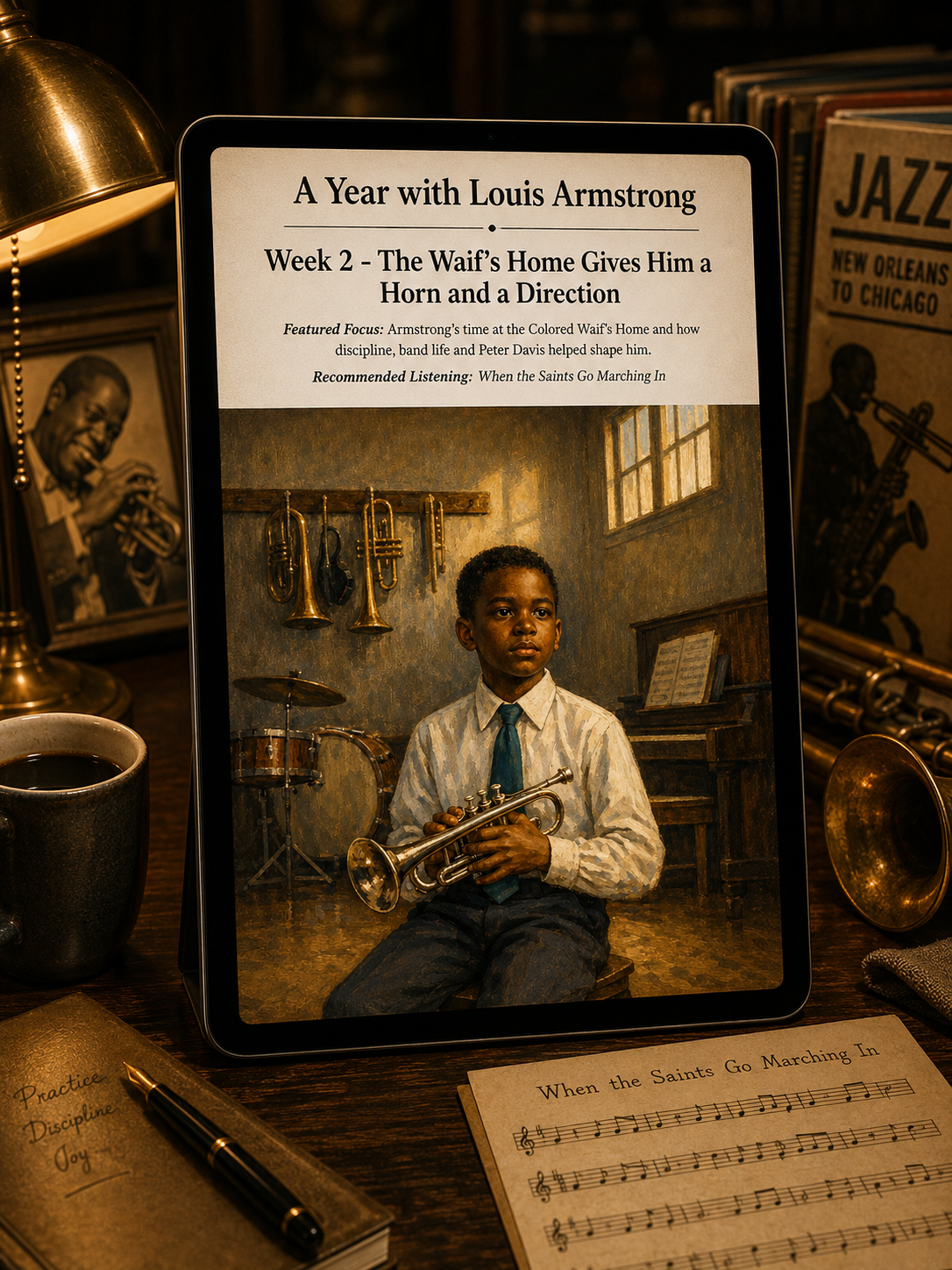 A Year with Louis Armstrong — A 52-Week Guided Music Journal