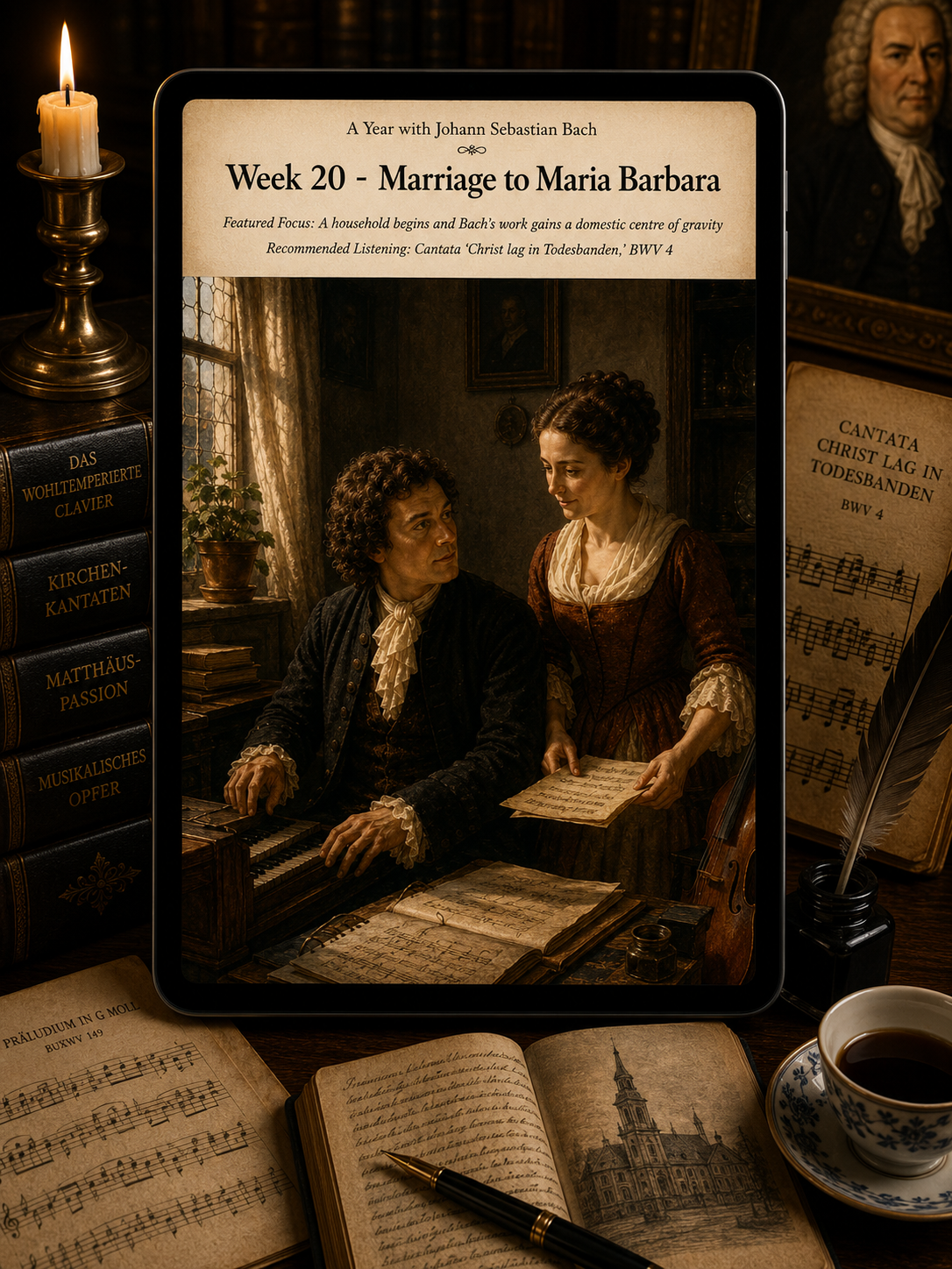 52 Weeks with Johann Sebastian Bach — A Guided Music Journal