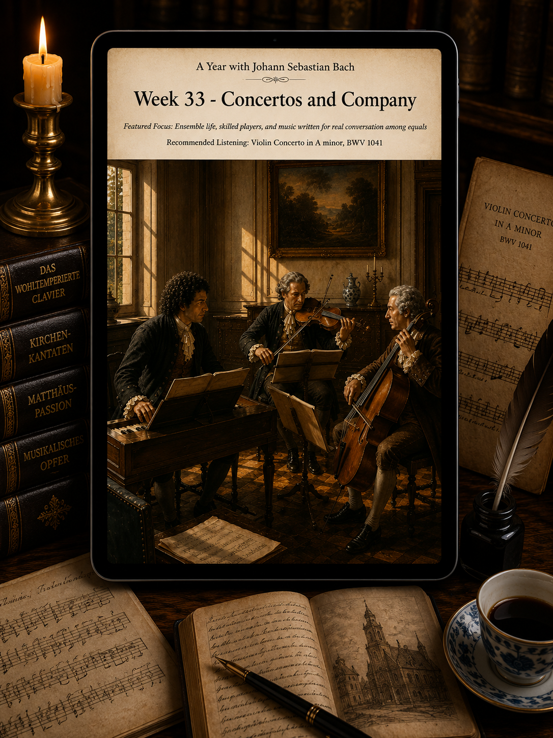 52 Weeks with Johann Sebastian Bach — A Guided Music Journal