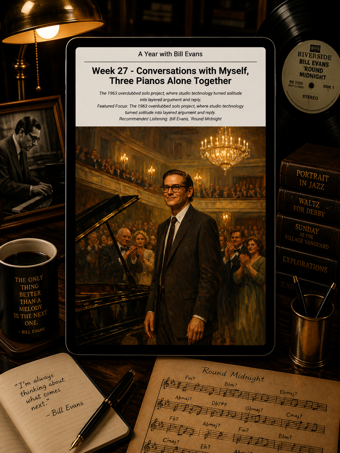 A Year with Bill Evans — A 52-Week Guided Music Journal