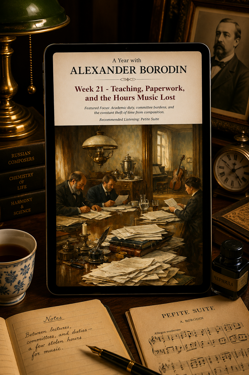 A Year with Alexander Borodin — A 52-Week Guided Music Journal
