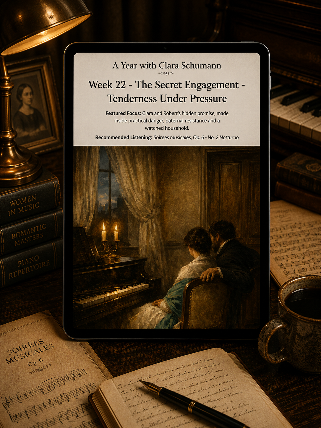 A Year with Clara Schumann — A 52-Week Guided Music Journal