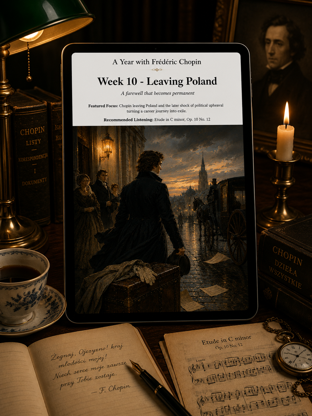 A Year with Frédéric Chopin — A 52-Week Guided Music Journal